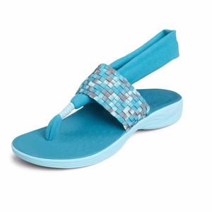 VIONIC Teal Tia Thong Slingback Sandals